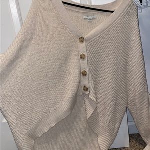 button up sweater